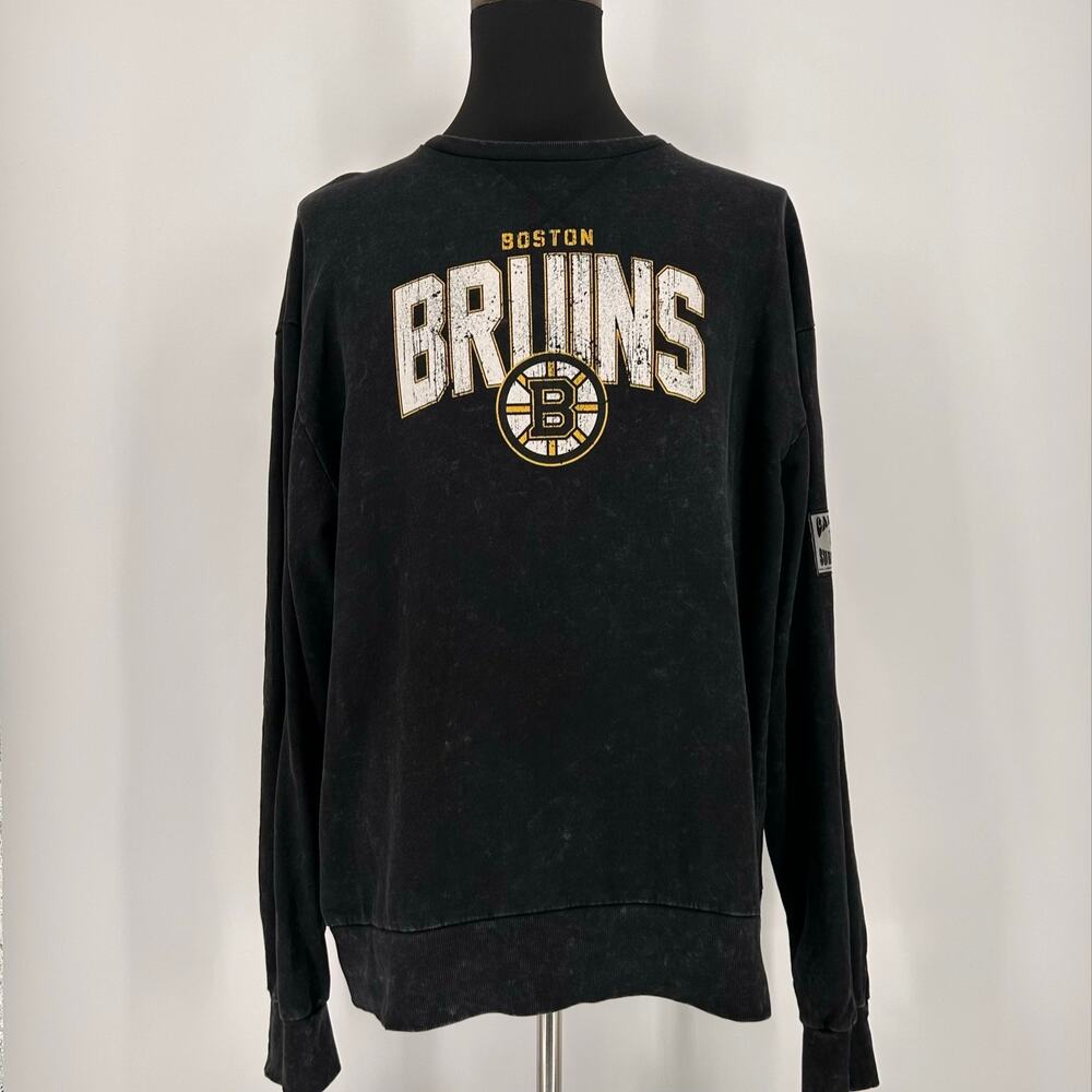 Calhoun Surf & Skate NHL Boston Bruins Mineral Wash Crewneck Sweatshirt Men’s L